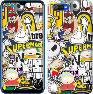 

Чехол Popular logos для Realme C2 917204