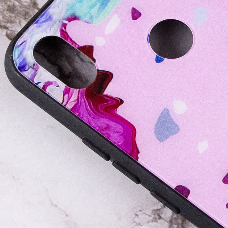 TPU+Glass чехол Diversity для Xiaomi Redmi Note 5 Pro / Note 5 (AI Dual Camera) (Stains red) в магазине vchehle.ua