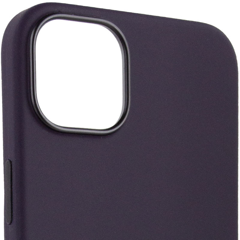 Фото Чехол Silicone case (AAA) full with Magnetic Safe для Apple iPhone 14 Pro (6.1") (Фиолетовый / Elderberry) в магазине vchehle.ua