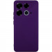 Чохол TPU GETMAN Liquid Silk Full Camera на Infinix Note 40 4G (Темно фіолетовий / Dark Purple)