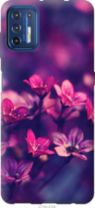 Чохол Пурпурні квіти на Motorola G9 Plus