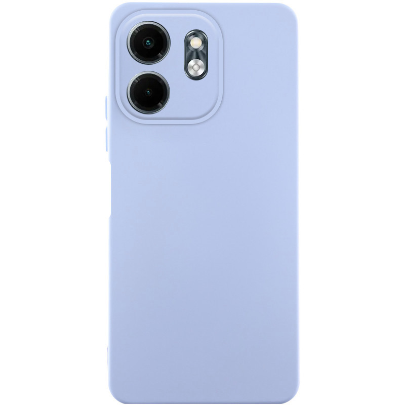 Чехол TPU GETMAN Liquid Silk Full Camera для Infinix Smart 9 4G / Hot 50i (Сиреневый / Light purple)