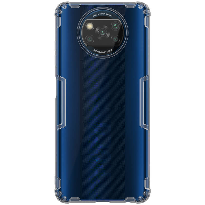 

TPU чехол Nillkin Nature Series для Xiaomi Poco X3 Pro (Серый (прозрачный)) 1069195