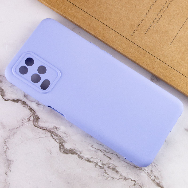 Чохол Silicone Cover Lakshmi Full Camera (A) на Oppo A54 4G (Бузковий / Dasheen) в магазині vchehle.ua