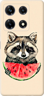 Чохол Єнотик з кавуном на Infinix Note 30 Pro