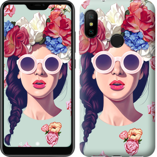 

Чехол Девушка с цветами для Xiaomi Mi A2 Lite 670103