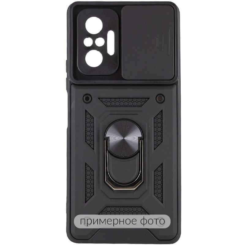 Фото Ударопрочный чехол Camshield Serge Ring для Xiaomi Redmi A5 (Europe version) (Черный) на vchehle.ua