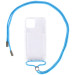 Чохол TPU Crossbody Transparent на Apple iPhone 12 Pro Max (6.7") (Блакитний)