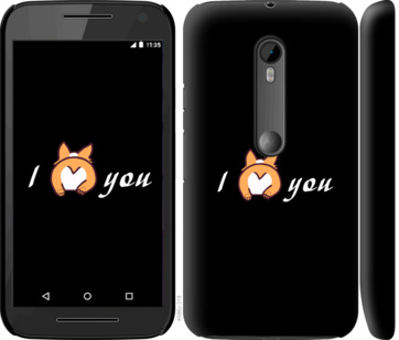 

Чохол Люблю на Motorola Moto G3 805632
