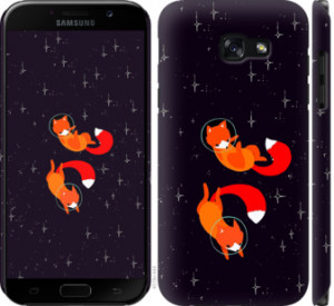 Чехол Лисички в космосе для Samsung Galaxy A5 (2017)