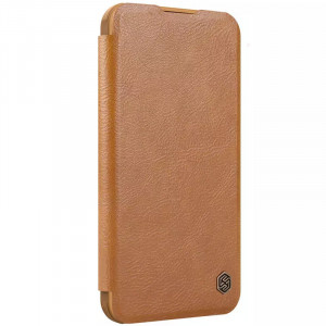 Кожаный чехол-книжка Nillkin Qin Prop для Apple iPhone 16 (6.1")