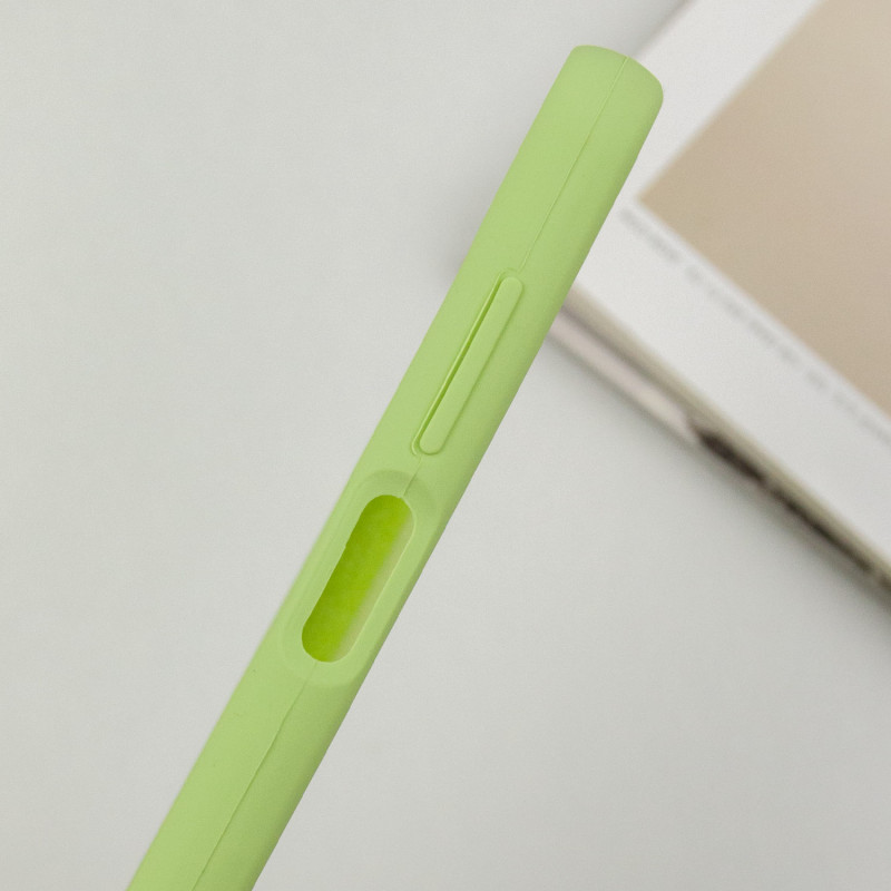 Купить Чехол Silicone Cover Lakshmi Full Camera (AA) для Samsung Galaxy A25 5G (Зеленый / Pistachio) на vchehle.ua