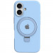 Чохол Silicone Case Full Protective with Ring на Apple iPhone 16 (6.1") (Blue)