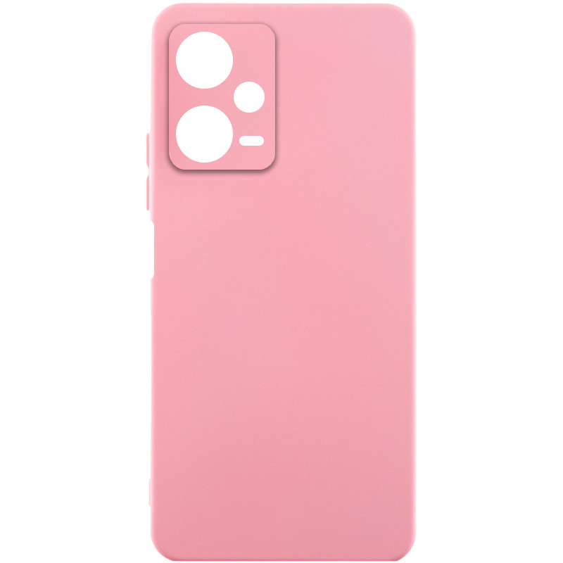 Чехол Silicone Cover Lakshmi Full Camera (AA) для Xiaomi Redmi Note 12 Pro 5G (Розовый / Pink)