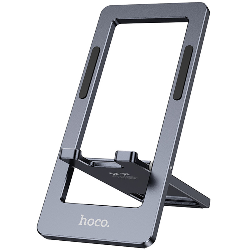 Подставка для телефона Hoco HD11 Volar metal folding (Metal grey)