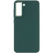 Фото TPU чехол Bonbon Metal Style для Samsung Galaxy S21 FE (Зеленый / Pine green) на vchehle.ua