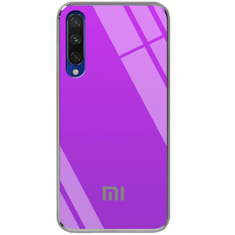 

TPU + Glass чохол Gradient Rainbow з лого для Xiaomi Mi CC9e (Фіолетовий) 737963