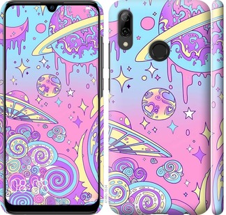 Чохол Рожева галактика на Huawei P Smart 2019