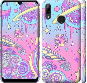Чехол Розовая галактика для Huawei P Smart 2019