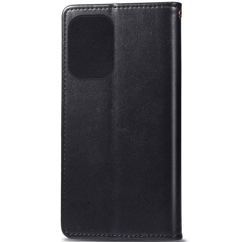 Кожаный чехол-книжка GETMAN Gallant (PU) для Xiaomi Redmi Note 12S (Черный) в магазине vchehle.ua