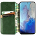 Купить Кожаный чехол книжка GETMAN Cubic (PU) для Samsung Galaxy A72 4G / A72 5G (Зеленый) на vchehle.ua
