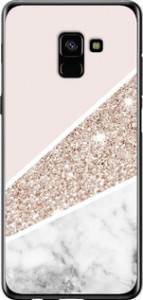 Чехол Пастельный мрамор для Samsung Galaxy A8 Plus 2018 A730F