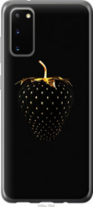 Чехол Черная клубника для Samsung Galaxy S20