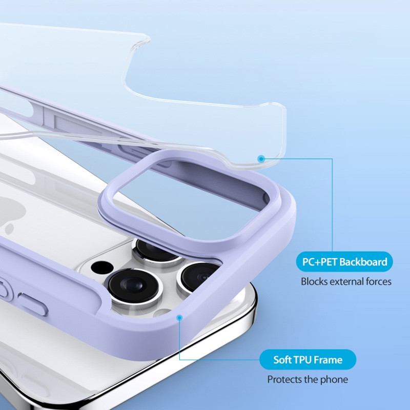 Чохол-книжка Dux Ducis Skin X Pro with Magnetic safe на Apple iPhone 16 Pro Max (6.9") (Purple) в магазині vchehle.ua