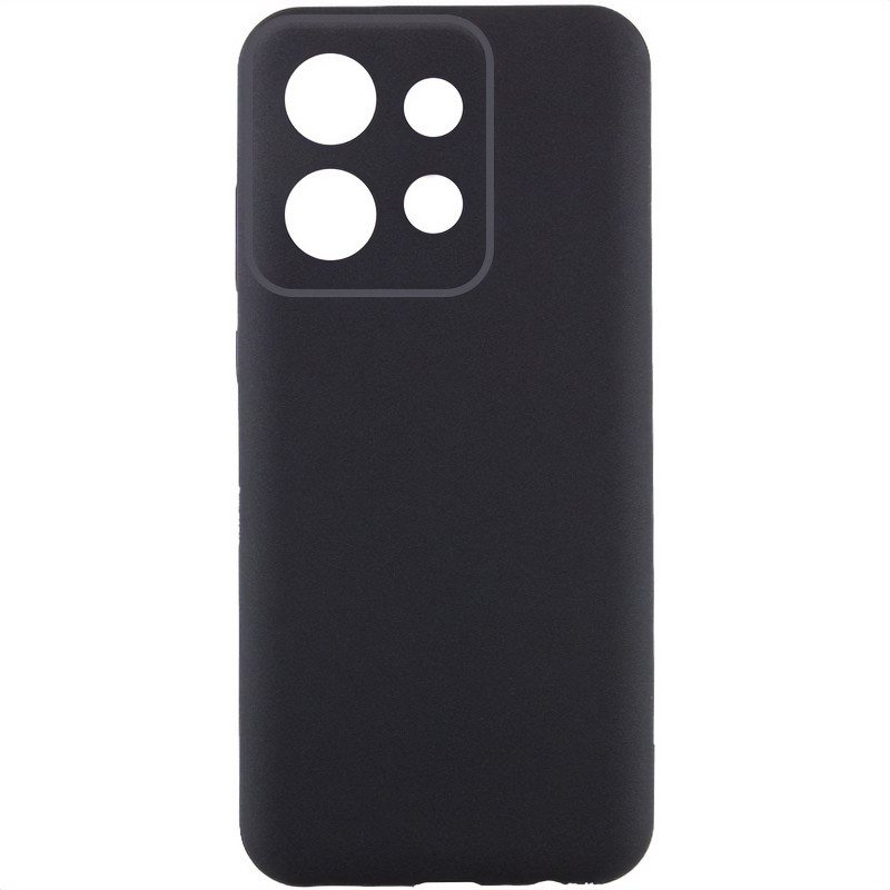 Чехол Silicone Cover Lakshmi Full Camera (AAA) для Motorola Edge 50 (Черный / Black)