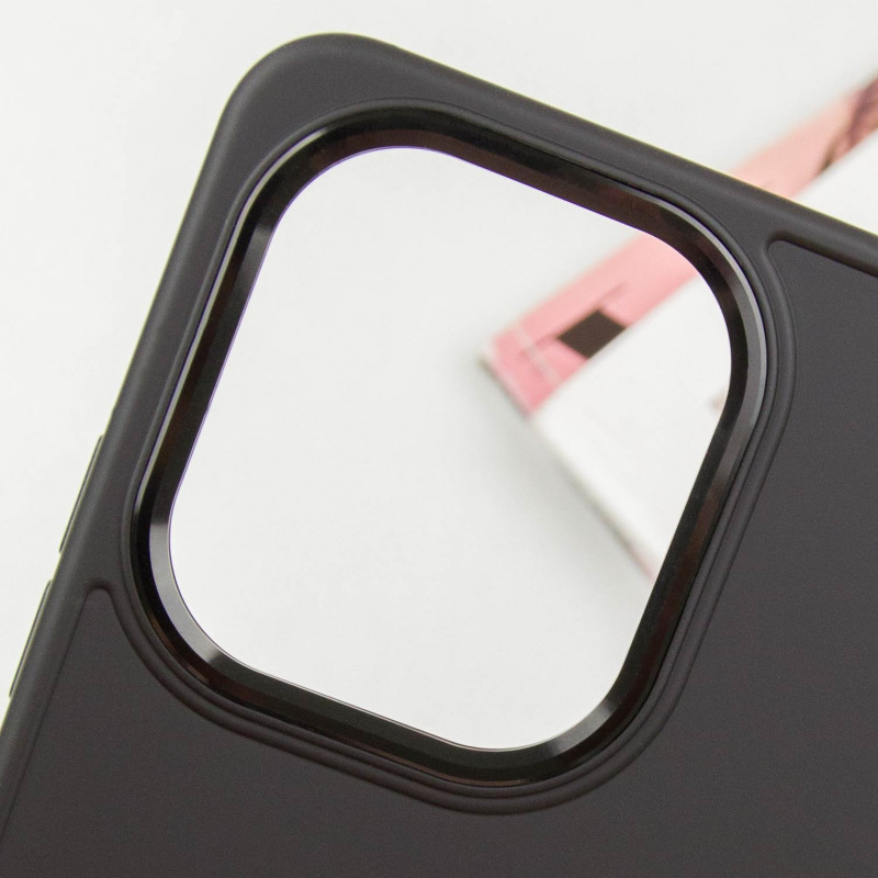 Фото TPU чехол Bonbon Metal Style для Xiaomi Redmi Note 13 4G (Черный / Black) в магазине vchehle.ua