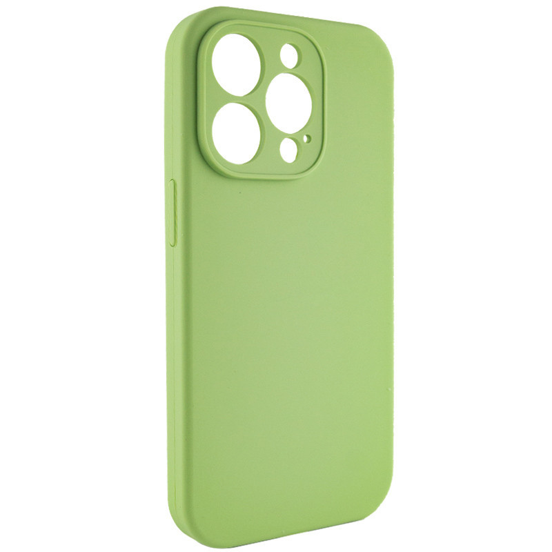 Фото Чохол Silicone Case Full Camera Protective (AA) NO LOGO на Apple iPhone 15 Pro Max (6.7") (М'ятній / Mint) на vchehle.ua