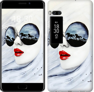

Чехол Девушка акварелью для Meizu Pro 7 Plus 689892