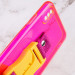 Чехол Handfree с цветным ремешком для Apple iPhone XS Max (6.5") (Розовый) в магазине vchehle.ua