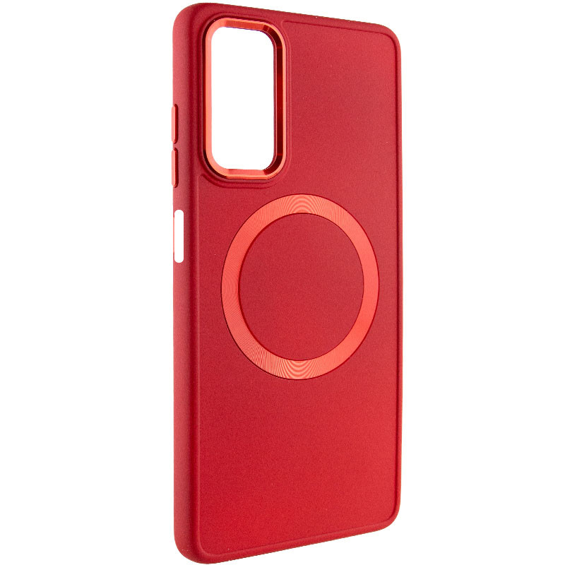 TPU чохол Bonbon Metal Style with Magnetic safe на Samsung Galaxy A25 5G (Червоний / Red)