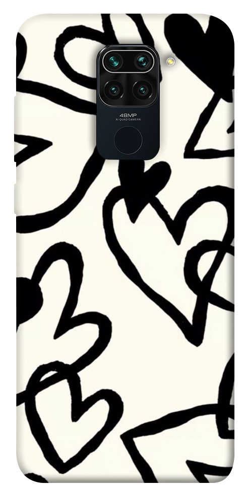 

Чехол Black heart для Xiaomi Redmi Note 9 1098316