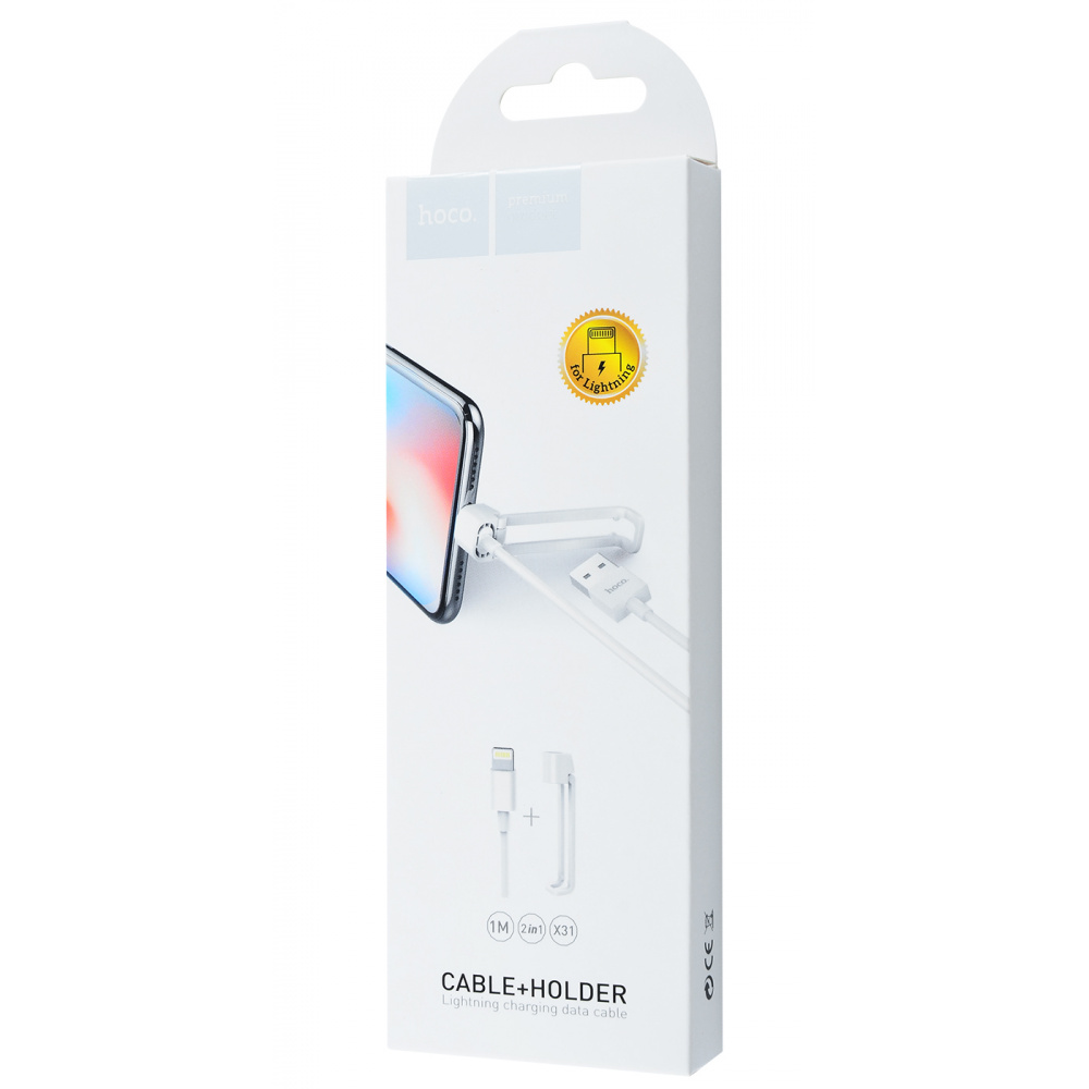

Дата кабель Hoco X31 Holder Lightning Cable (1m) (Белый) 714880