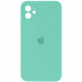 Чохол Silicone Case Square Full Camera Protective (AA) на Apple iPhone 11 (6.1") (Бірюзовий / Turquoise)