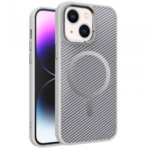 Чохол TPU+PC Carbon Mirage with Magnetic safe для iPhone 14
