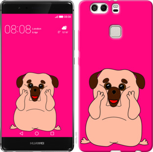 

Чохол Веселий мопс на Huawei P9 Plus 928570