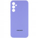 Чехол Silicone Cover Lakshmi Full Camera (AA) with logo для Samsung Galaxy A35 (Сиреневый / Dasheen)