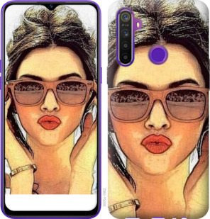 

Чехол Девушка_арт для Realme 5 921208