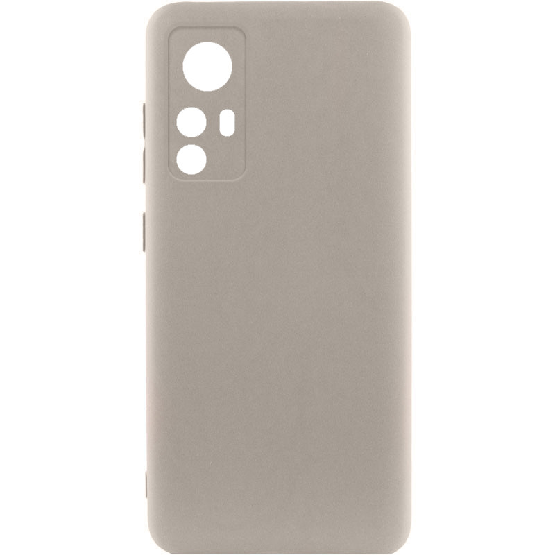 Чехол TPU GETMAN Liquid Silk Full Camera для Xiaomi Redmi Note 12S (Песочный / Sand)