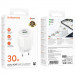 Купити МЗП Borofone BA94A Lustrous PD30W+QC3.0 (1USB-A/1C) (White) на vchehle.ua