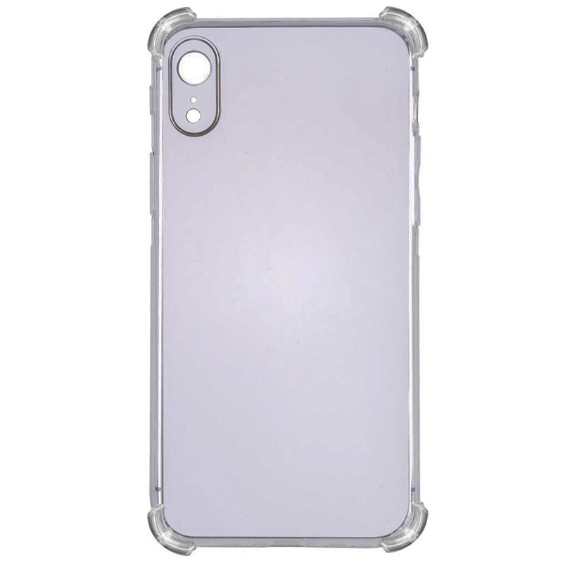 

TPU чохол GETMAN Ease logo посилені кути на Apple iPhone XR (6.1") (Сірий (прозорий)) 1191278