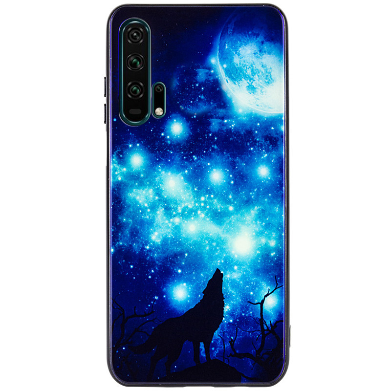 

TPU + Glass чохол Fantasy з глянцевими торцями на Huawei Honor 20 Pro (Місячна ніч) 793135