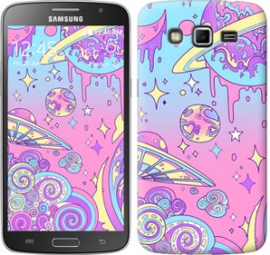 Чехол Розовая галактика для Samsung Galaxy Grand 2 G7102