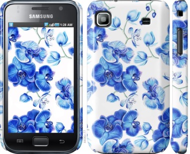 

Чехол Голубые орхидеи для Samsung Galaxy S i9000 724858