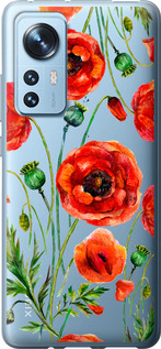 

Чехол Нарисованные маки для Xiaomi 12 1633782