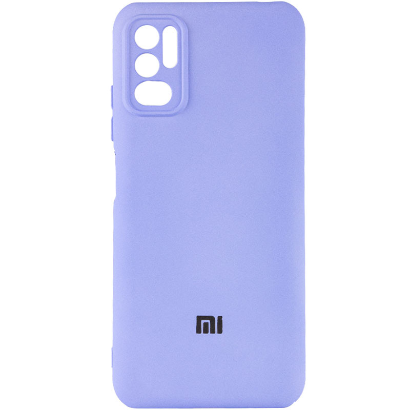 Чехол Silicone Cover My Color Full Camera (A) для Xiaomi Redmi Note 10 5G / Poco M3 Pro (Сиреневый / Dasheen)