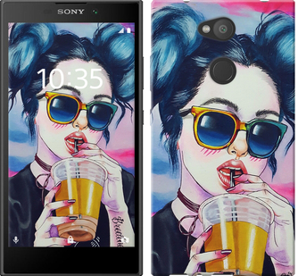 

Чохол Арт-дівчина в окулярах на Sony Xperia L2 H4311 626579